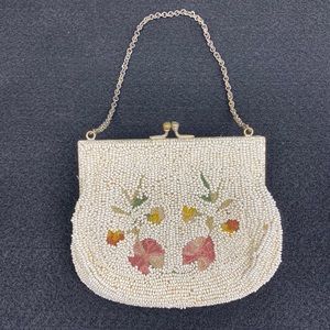 Glass Bead Embroidery Evening Bag